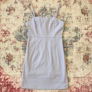 Baby blue mini dress